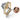 Sterling Zilveren Verstelbare Statement Ring met Zon en Maan Design 5