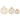 GoldenGlow – Set van 3 Kerst LED Ball Lights met 30 Kabelbinders - Bliss Home